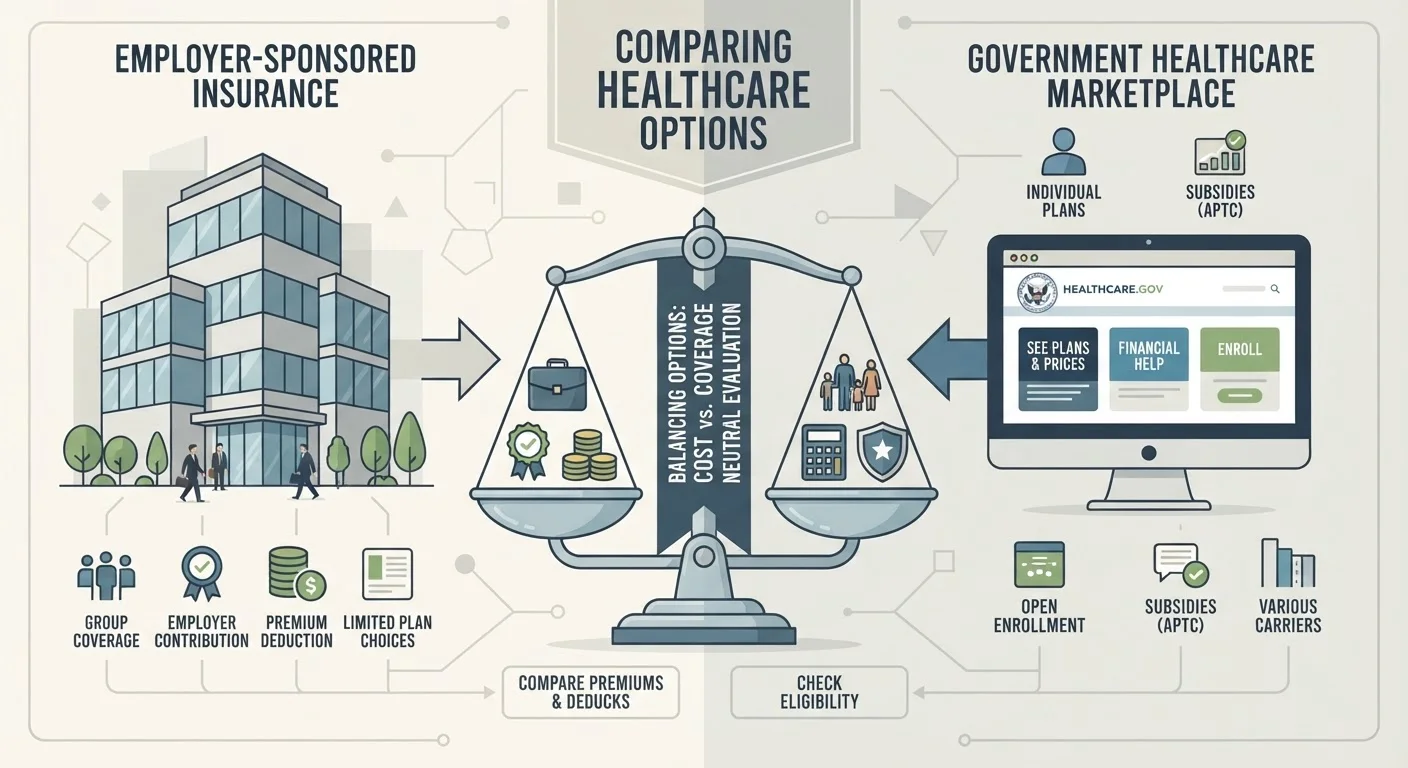 Employer-Sponsored vs. Marketplace Insurance: Weighing Your Options