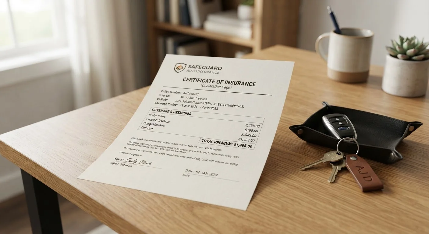The Coverage Types on Your Auto Insurance Declaration Page, Explained