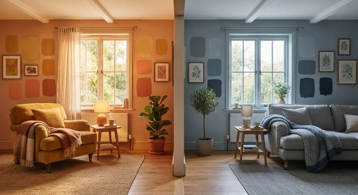 The Real Difference Between Warm and Cool Paint Tones (And Why It Matters)