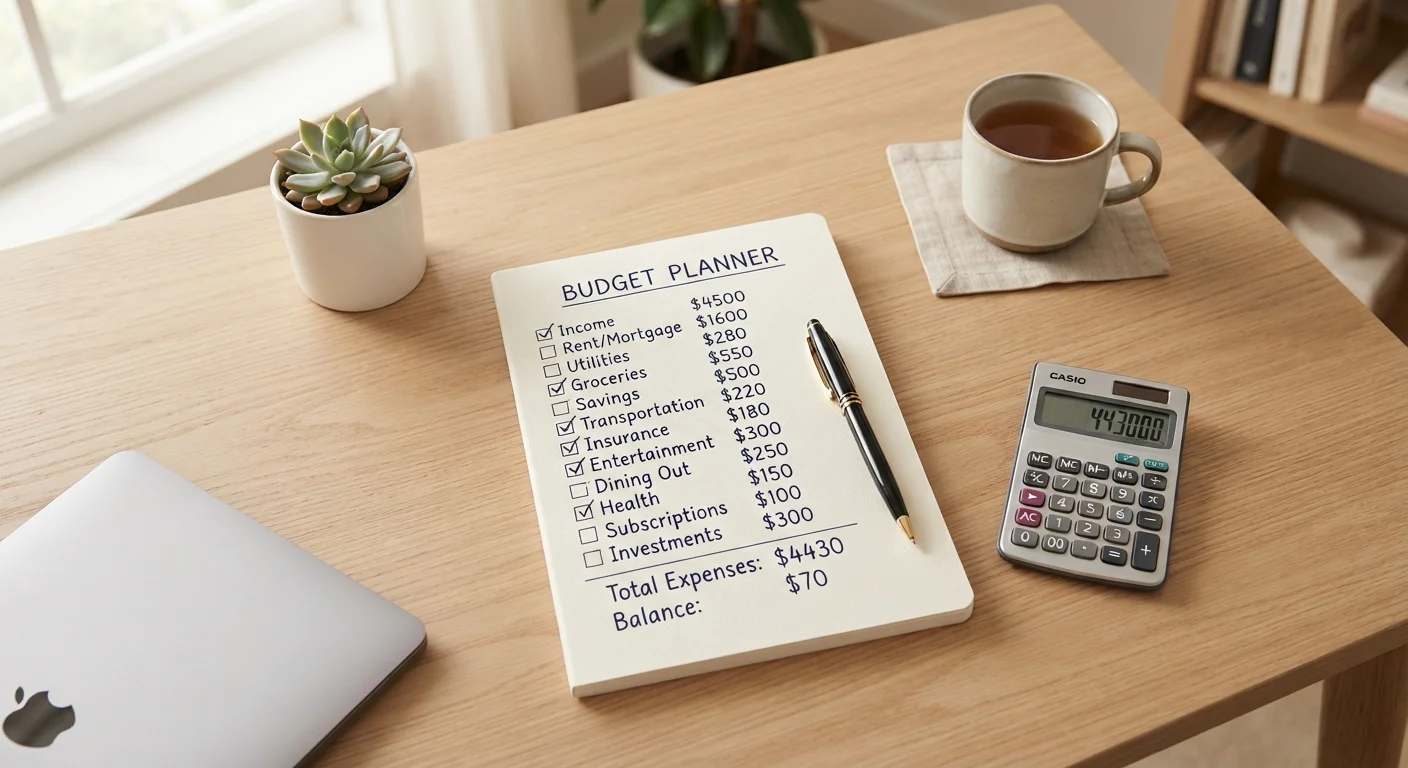 Your First Budget: A Plain-English Walkthrough for Anyone Starting From Zero